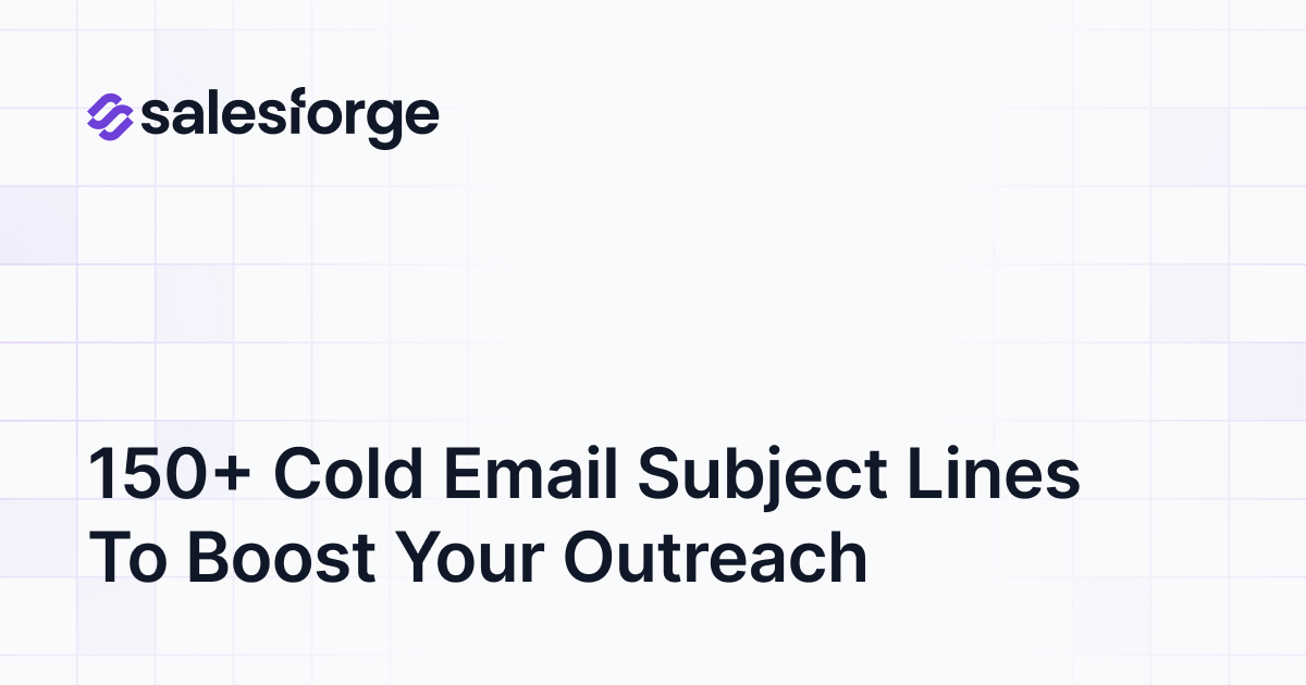 150+ Cold Email Lines To Improve your Cold Outreach